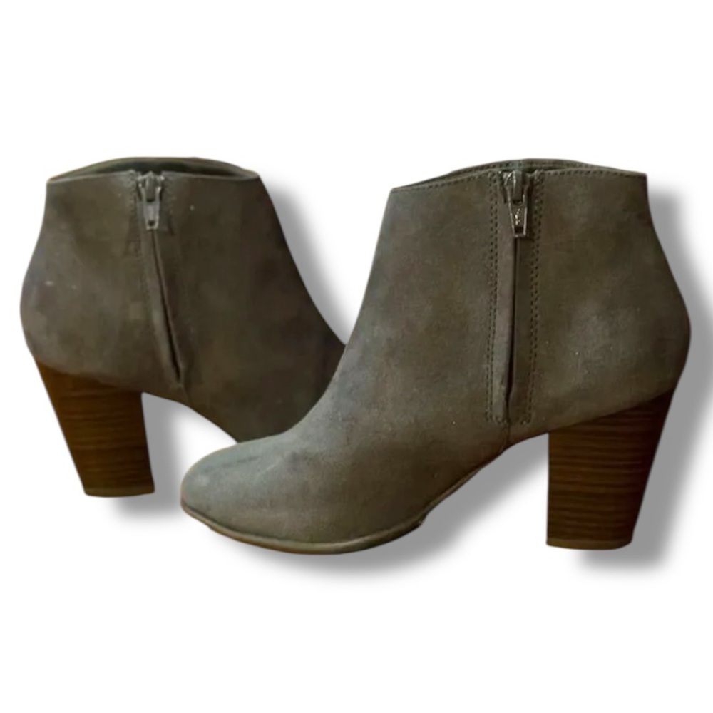 Old Navy Suede Ankle Boots - Picture 2 of 14